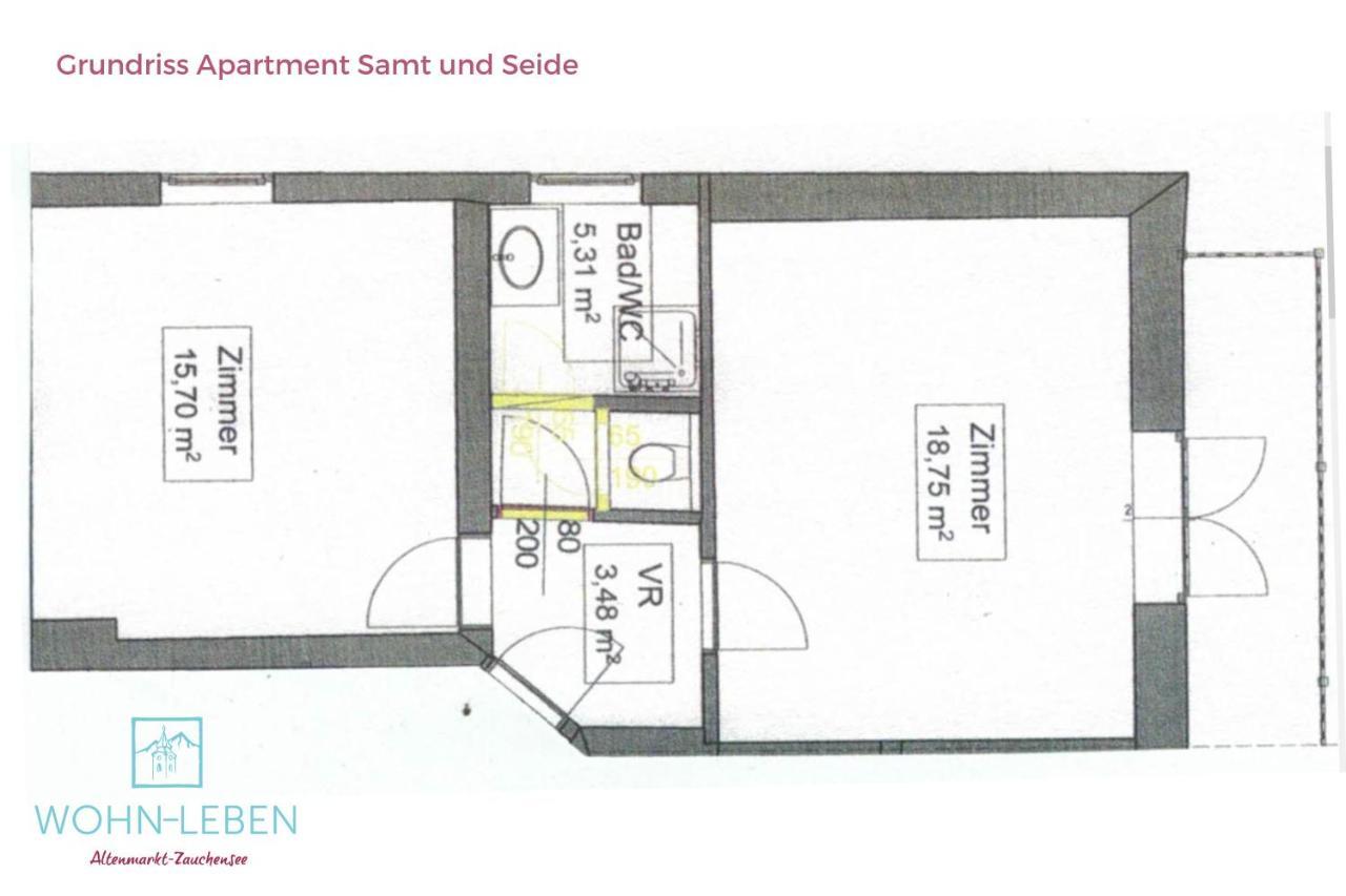 Wohn-Leben Altenmarkt Apartments อัลเทนมาร์คท์ อิม พองเงา ภายนอก รูปภาพ